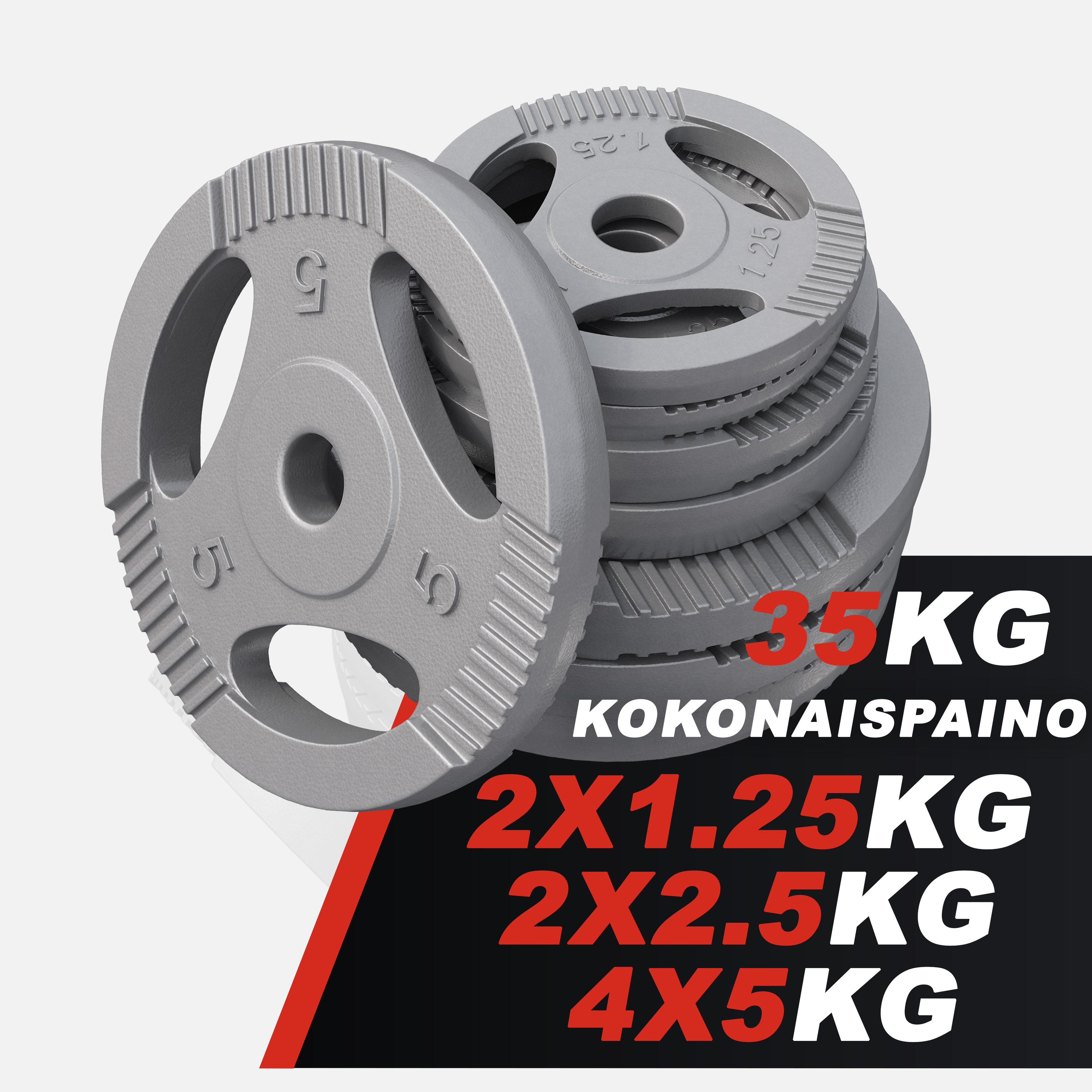 Tri Grip kangikomplekt 35 kg EZ-kangiga