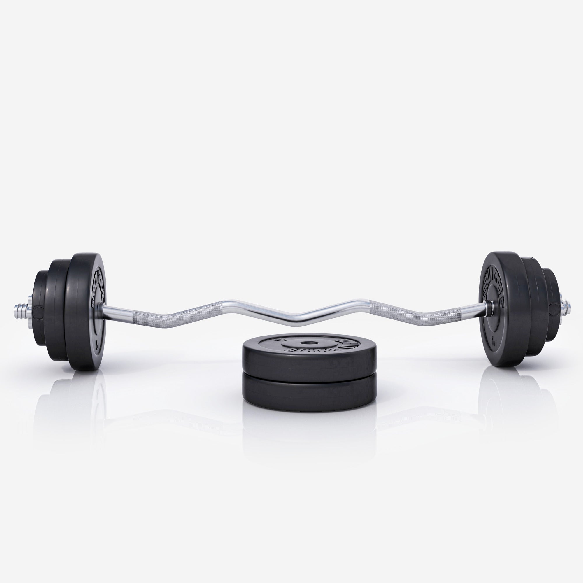 Vinüülist kangikomplekt 35 kg EZ-kangiga