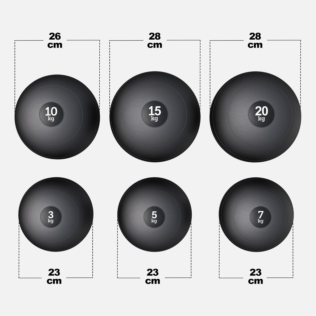 Slam Ball treeningpall 3–20 kg, haarduv kummipind