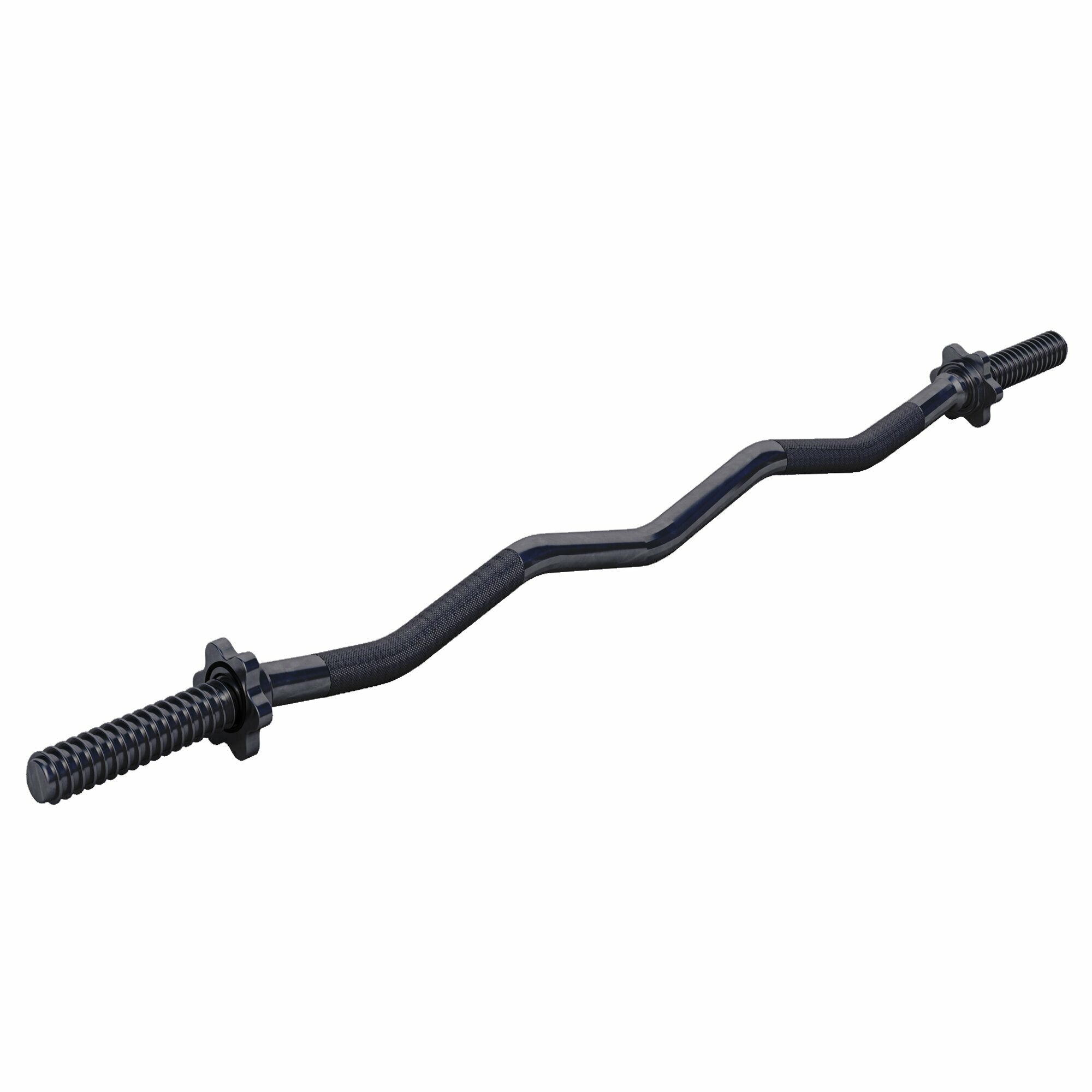 EZ-biitsepsikang 120 cm keermelukkudega, must