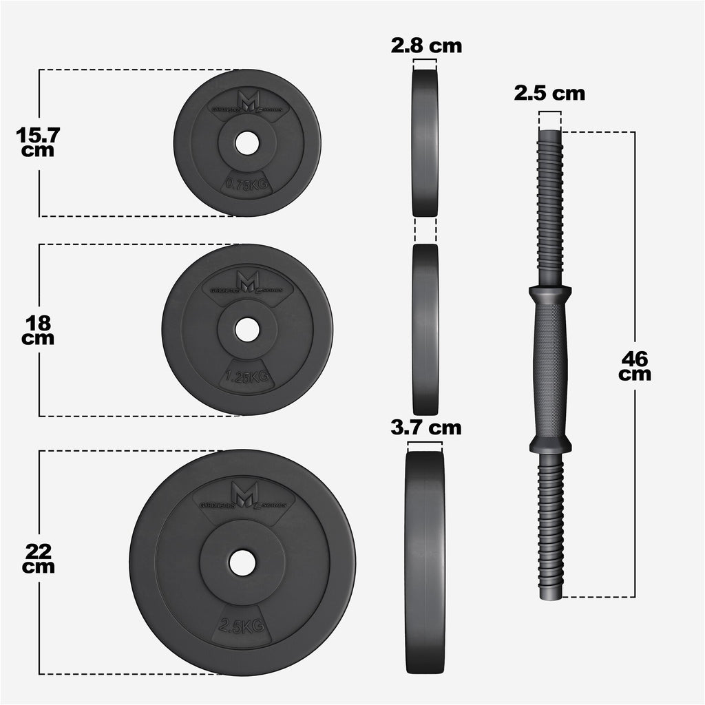 Reguleeritav hantlikomplekt 30 kg