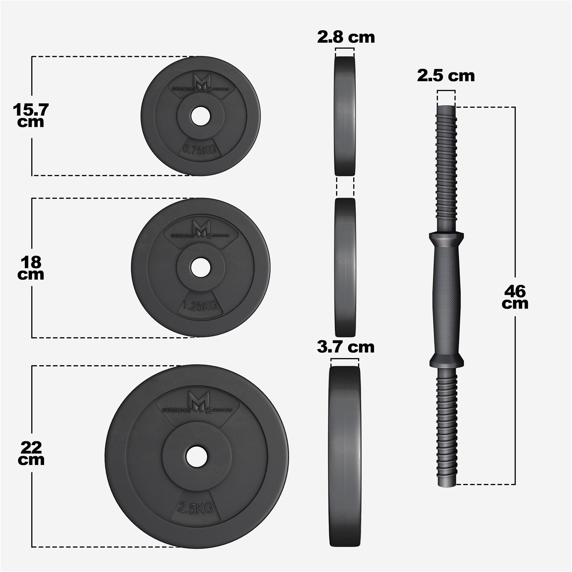 Reguleeritav hantlikomplekt 30 kg