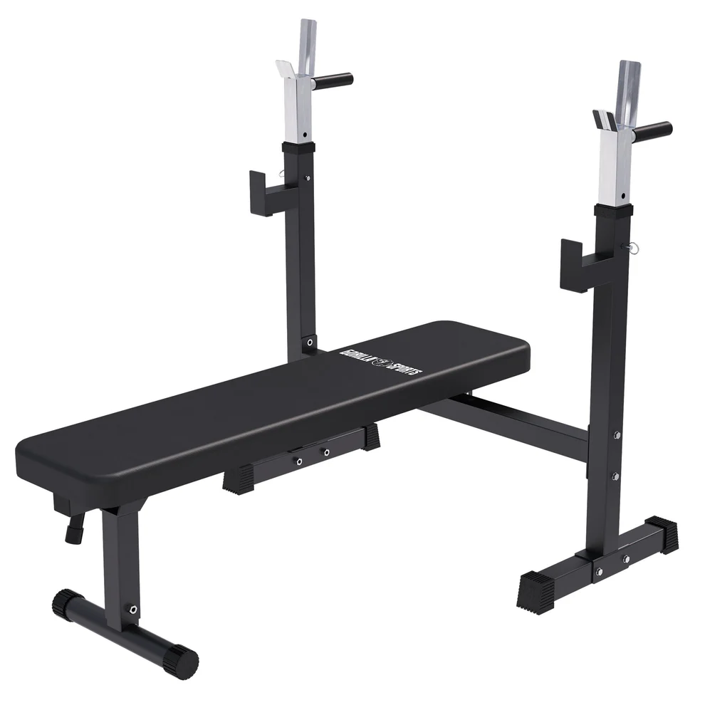 Kokkupandav jõutõstepink + 70 kg kangikomplekt