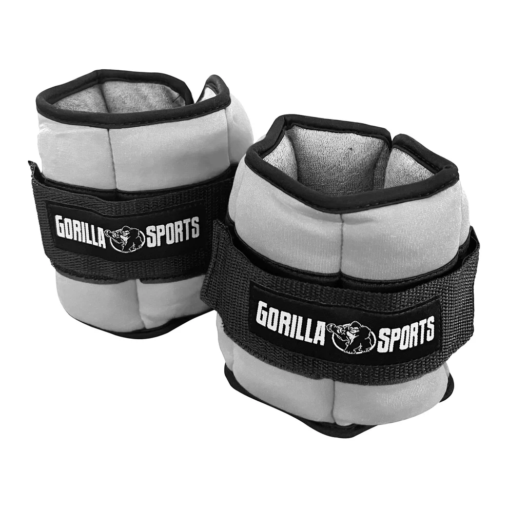 Reguleeritavad randme- ja pahkluuraskused 0,45–2,25 kg, hall