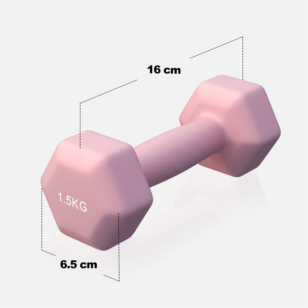 Neopreenhantlid 1,5 kg / 2 tk
