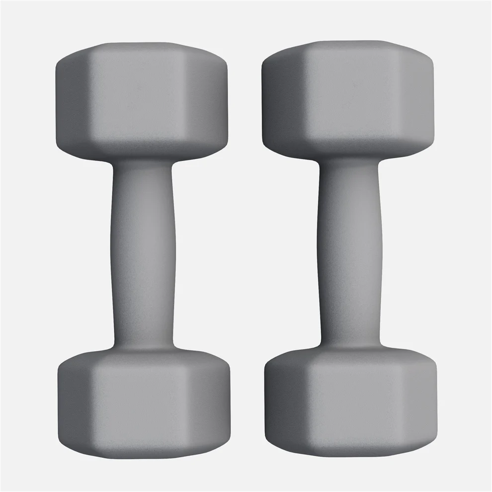 Neopreenhantlid 4 kg, 2 tk, hall