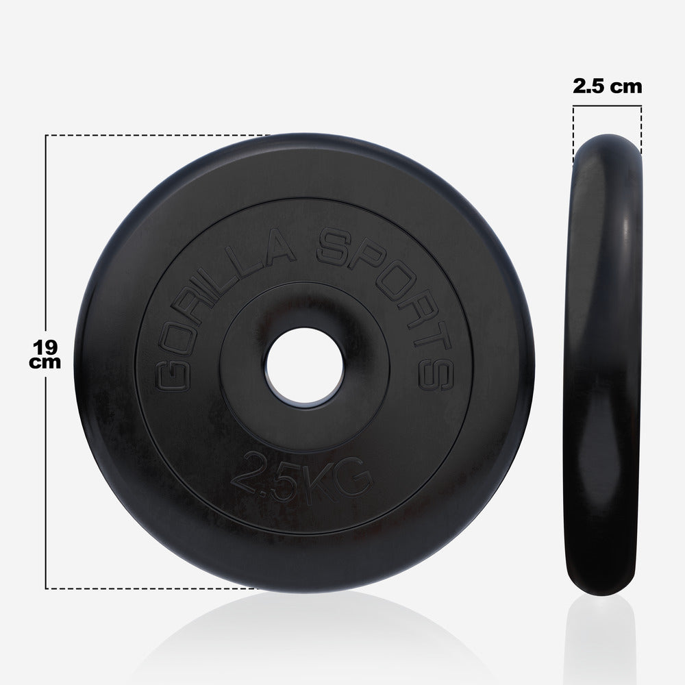Kummikattega raskusketas 2,5 kg, 30 mm