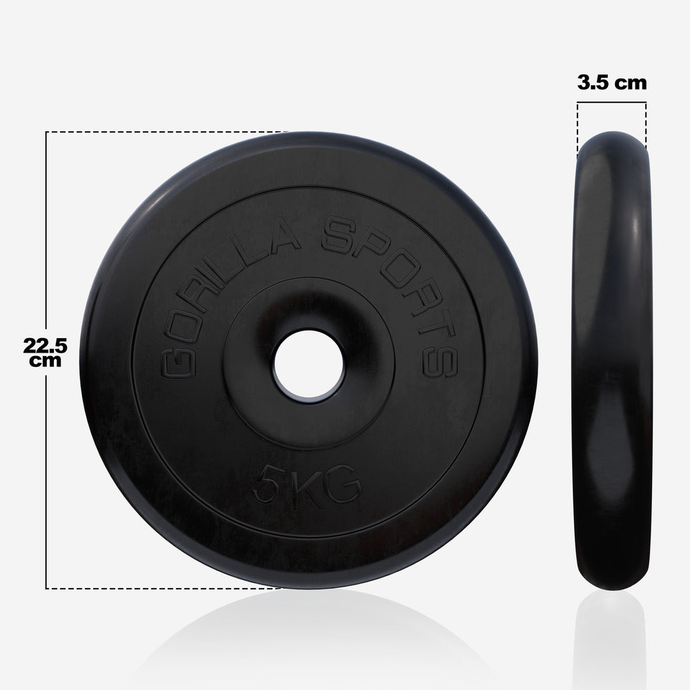 Kummikattega raskusketas 5 kg, 30 mm
