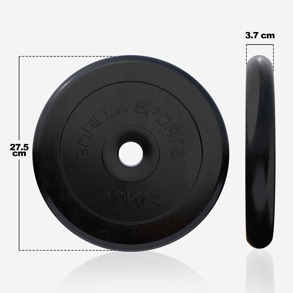 Kummikattega raskusketas 10 kg 30 mm