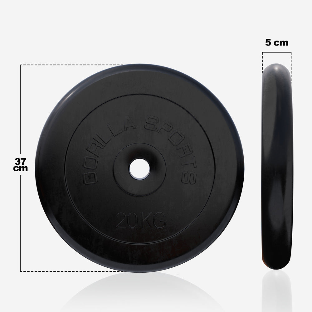 Kummikattega raskusketas 20 kg, 30 mm
