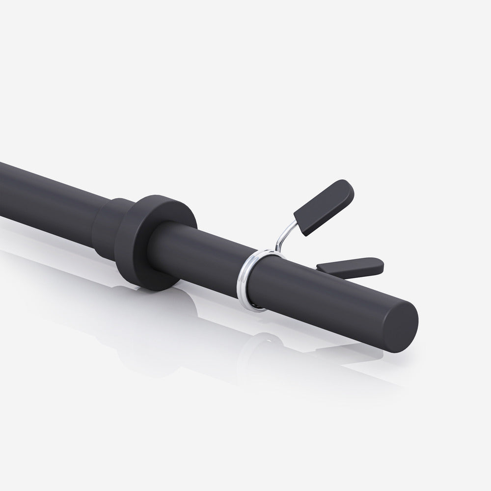 Aeroobika-/pump-kang 130 cm – vedruklambritega, must