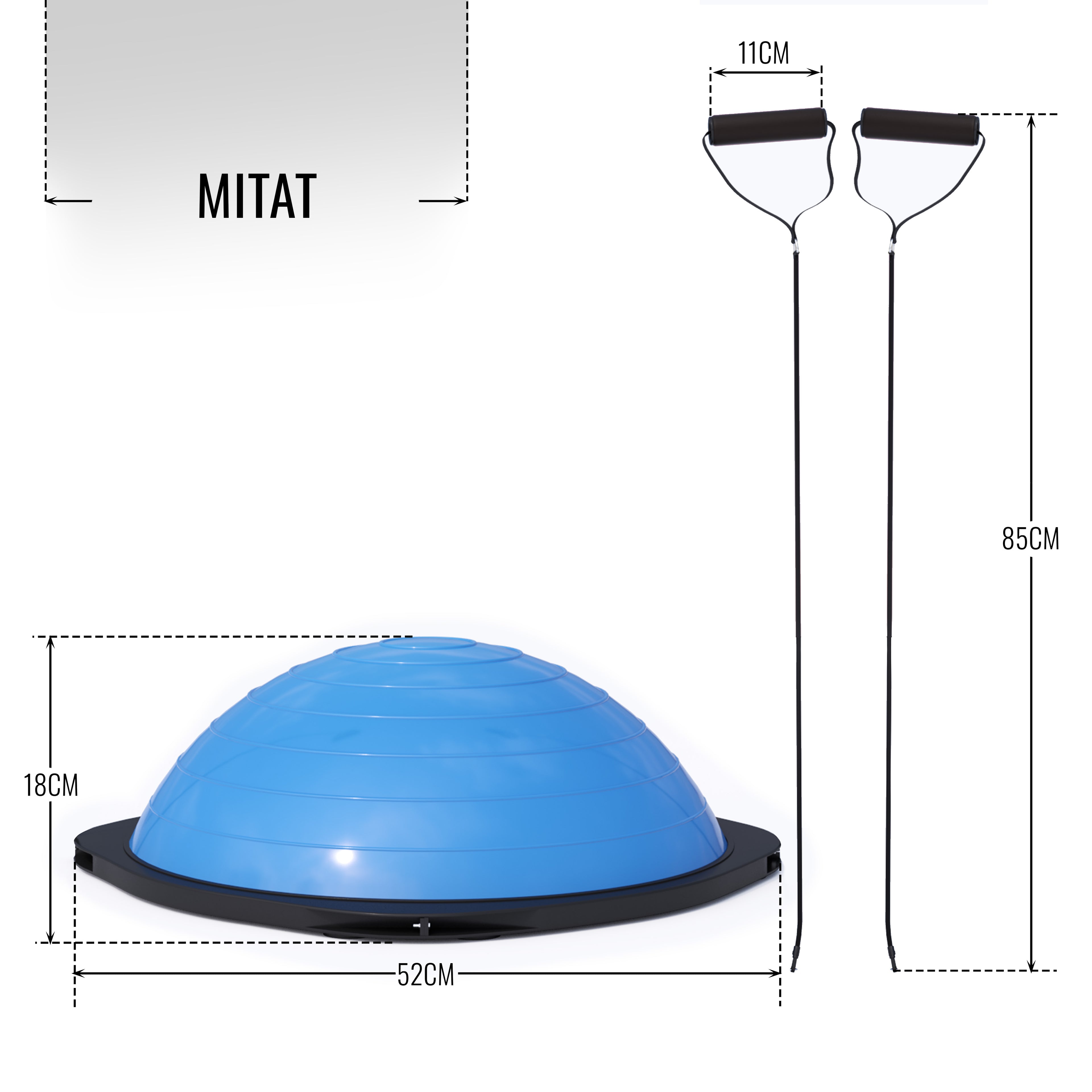 Bosu-pall / Balance Trainer 52 cm