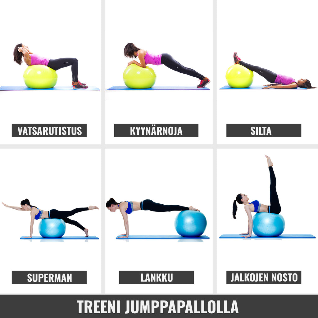 Võimlemispall 55 cm pumbaga