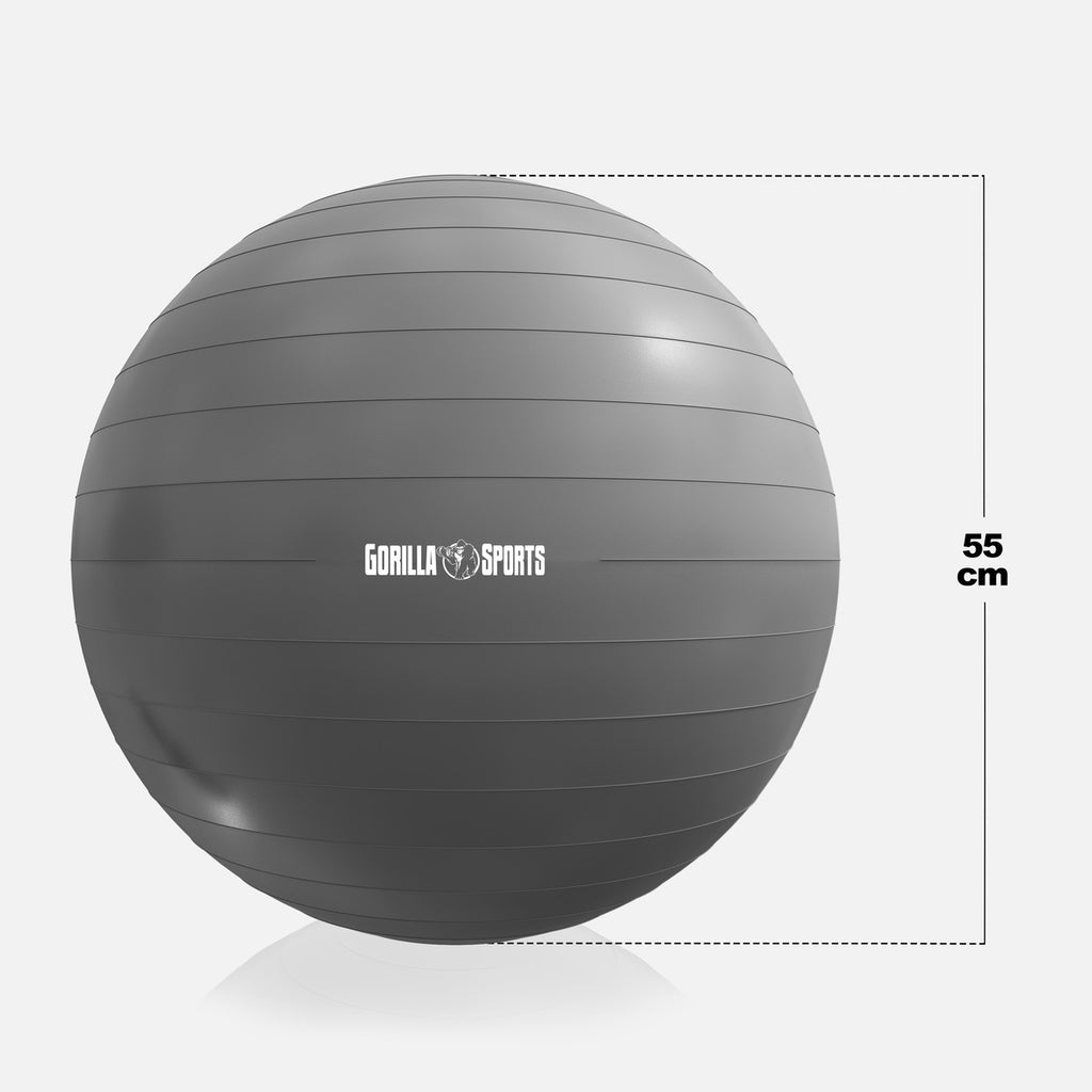 Võimlemispall 55 cm pumbaga