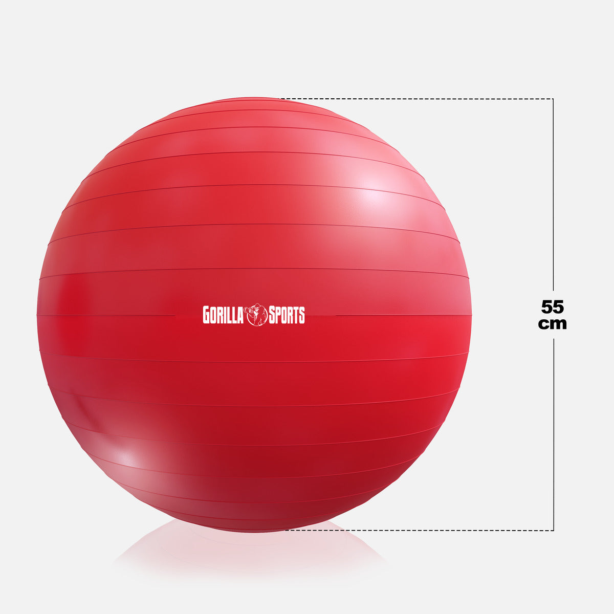 Võimlemispall 55 cm pumbaga