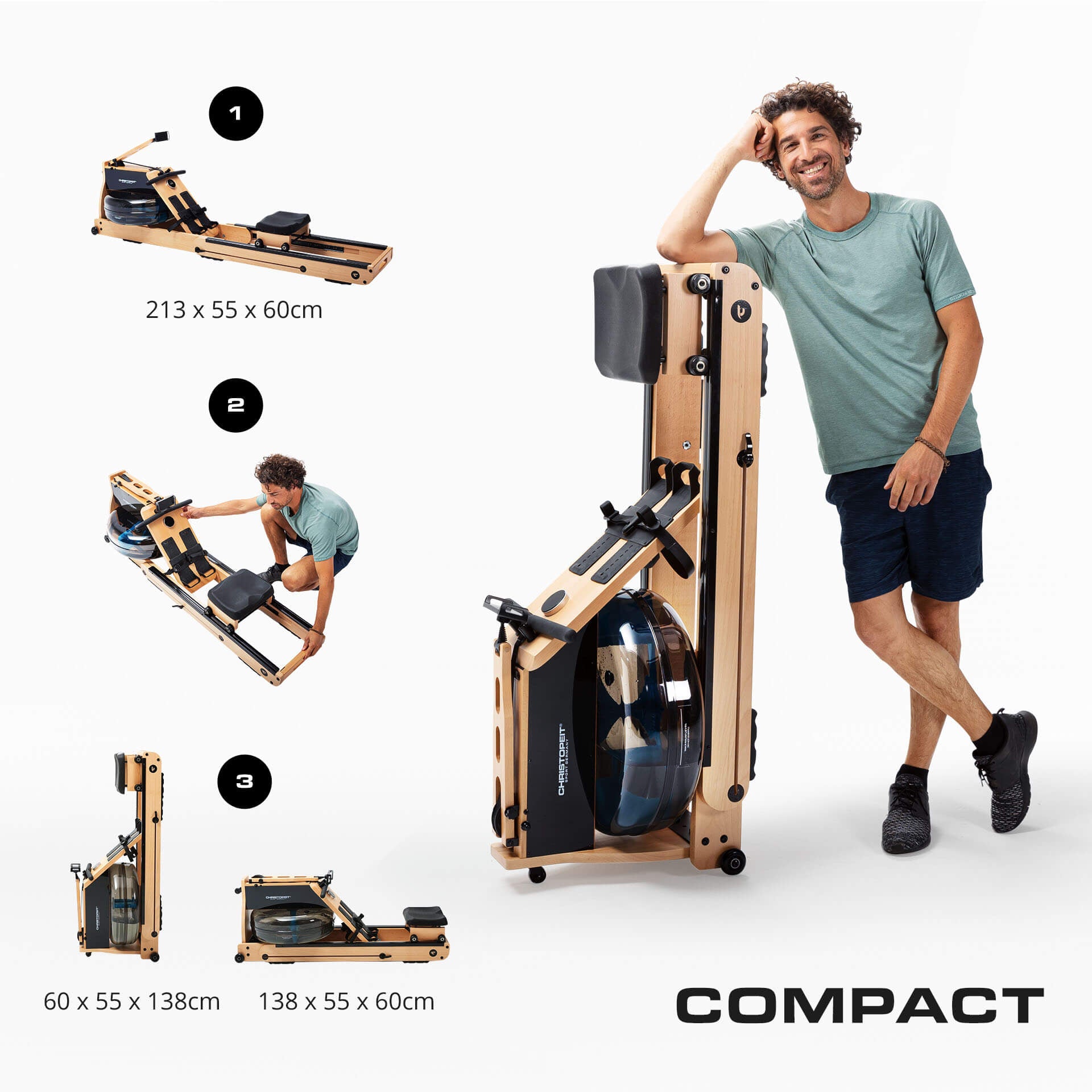 Christopeit Sport sõudeergomeeter WP 5000
