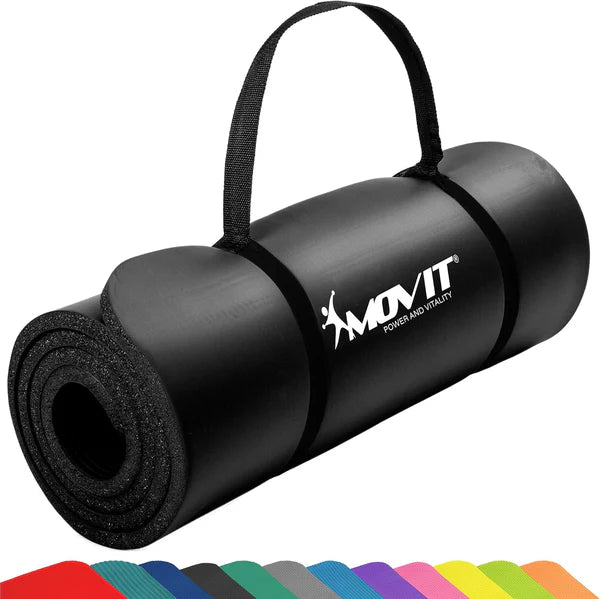 Joogamatt 10–15 mm – paks NBR-treeningmatt