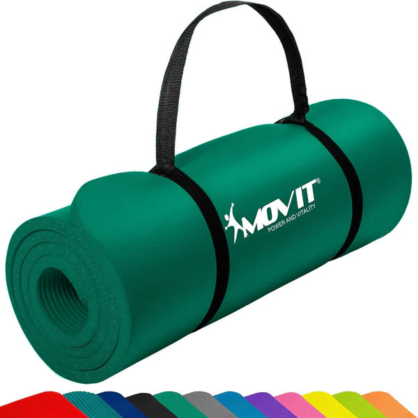 Joogamatt 10–15 mm – paks NBR-treeningmatt