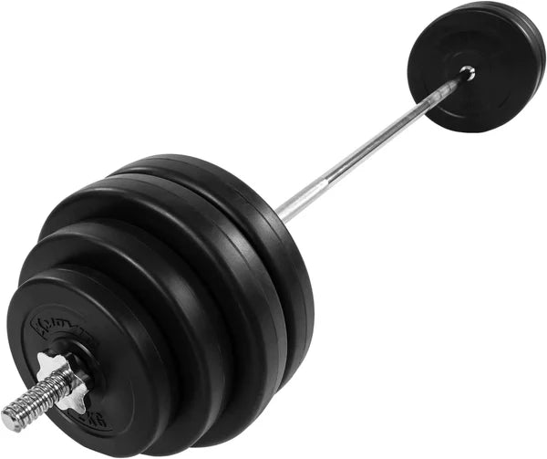 Kangikomplekt 30–60 kg plastkattega raskusketastega