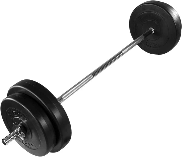 Kangikomplekt 30–60 kg plastkattega raskusketastega