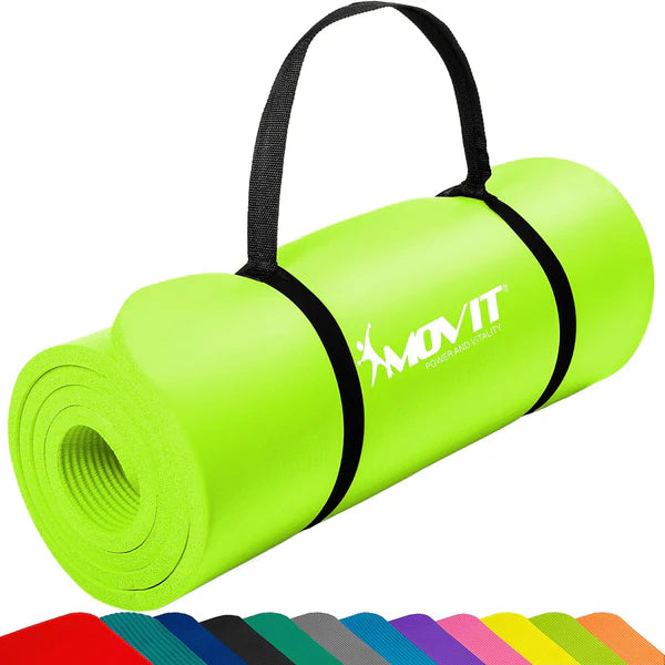 Joogamatt 10–15 mm – paks NBR-treeningmatt