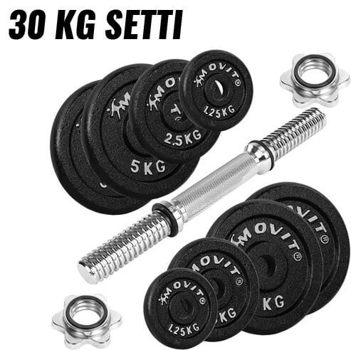 Reguleeritav malmist hantel 10–30 kg, 30 mm