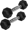 Hexagon-hantlipaar 4–60 kg kummkattega