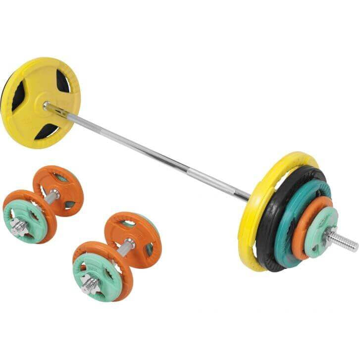 Kummikattega kangikomplekt 100 kg 30 mm