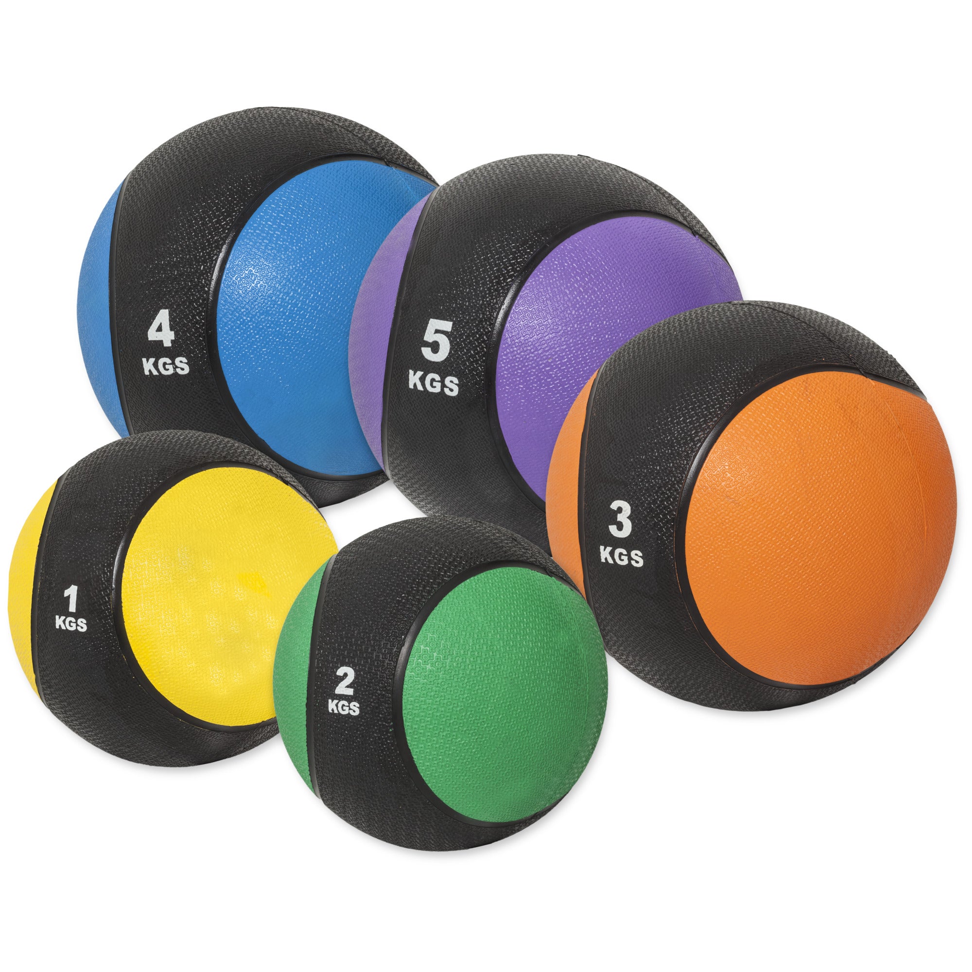 Treeningpall 1–10 kg kummipinnaga