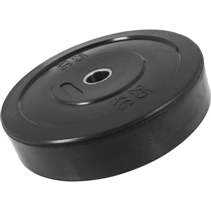 Bumper raskusketas 25 kg, 50 mm tihedast kummist