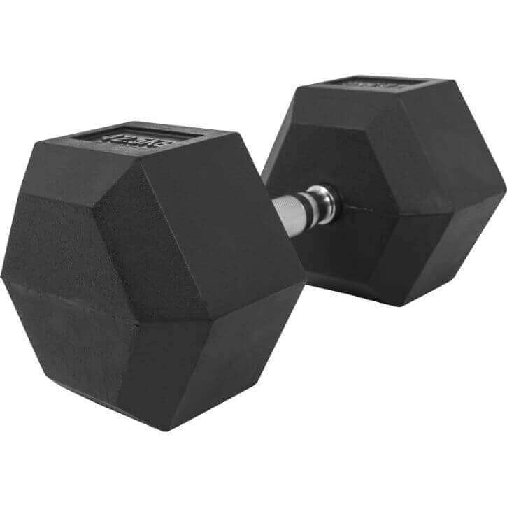 Hex-hantel 2-50 kg kummikattega