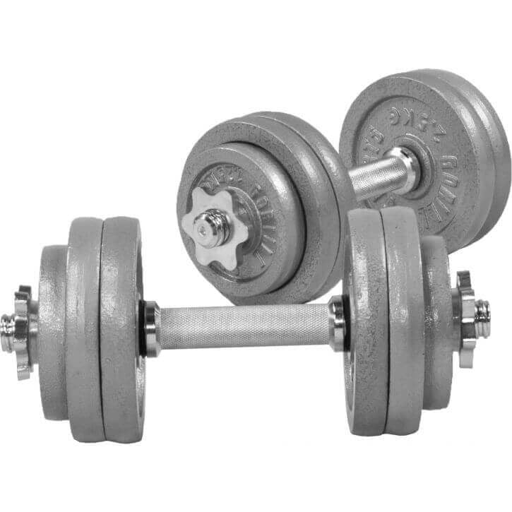 Reguleeritavad malmhantlid 30 kg keermelukkudega