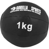 Wall Ball treeningpall 1–10 kg, must PU