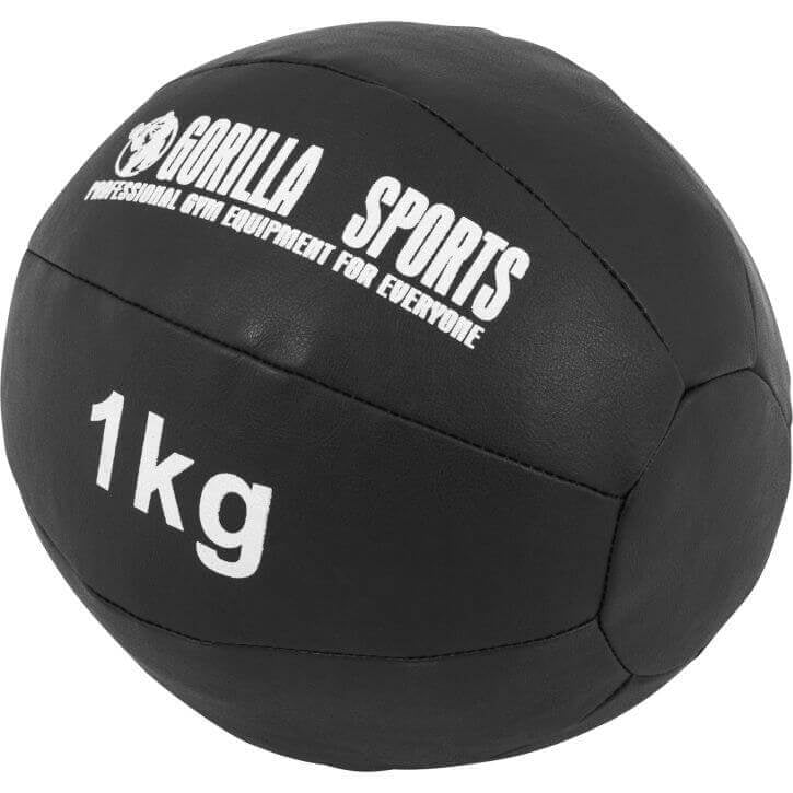 Wall Ball treeningpall 1–10 kg, must PU