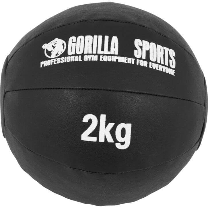 Wall Ball treeningpall 1–10 kg, must PU