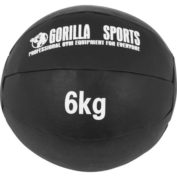 Wall Ball treeningpall 1–10 kg, must PU