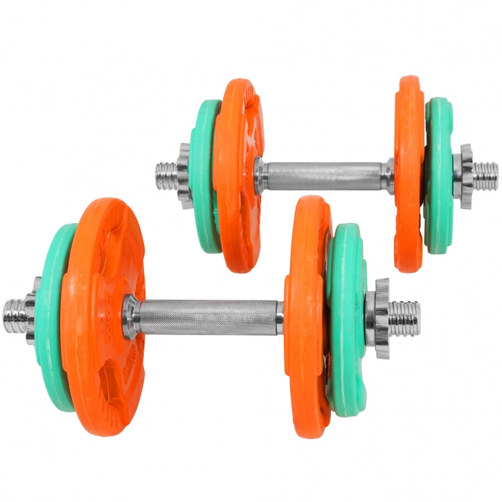 Reguleeritav olümpia-hantlikomplekt 20 kg