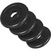 Kummikattega raskuskettad 4 x 0,5 kg, 30 mm
