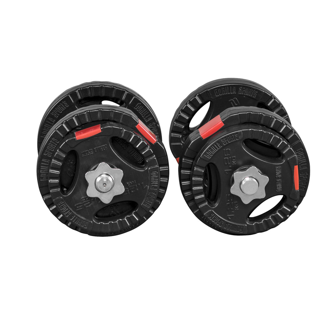 Tri Grip hantlikomplekt 20 kg keermelukkudega