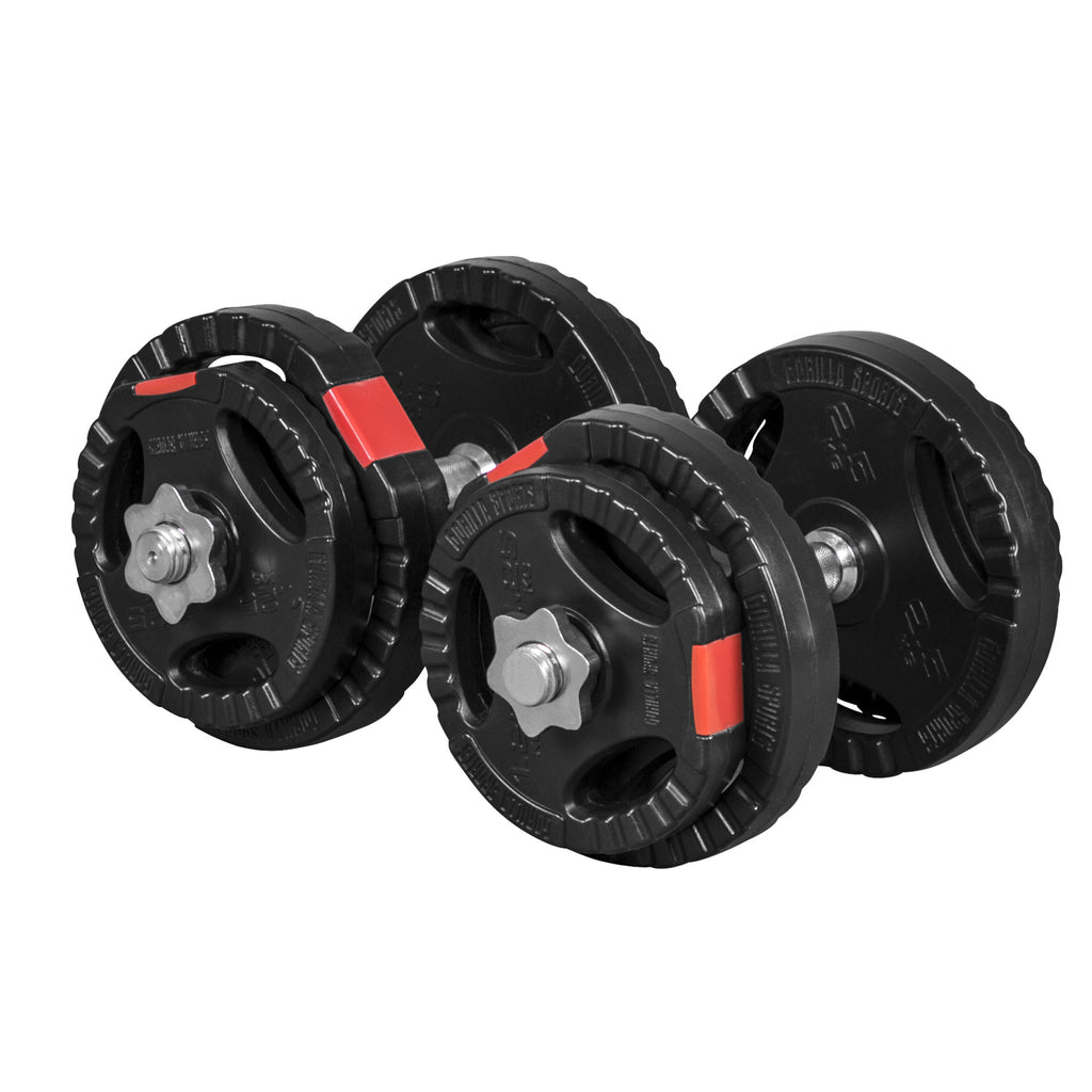 Tri Grip hantlikomplekt 20 kg keermelukkudega