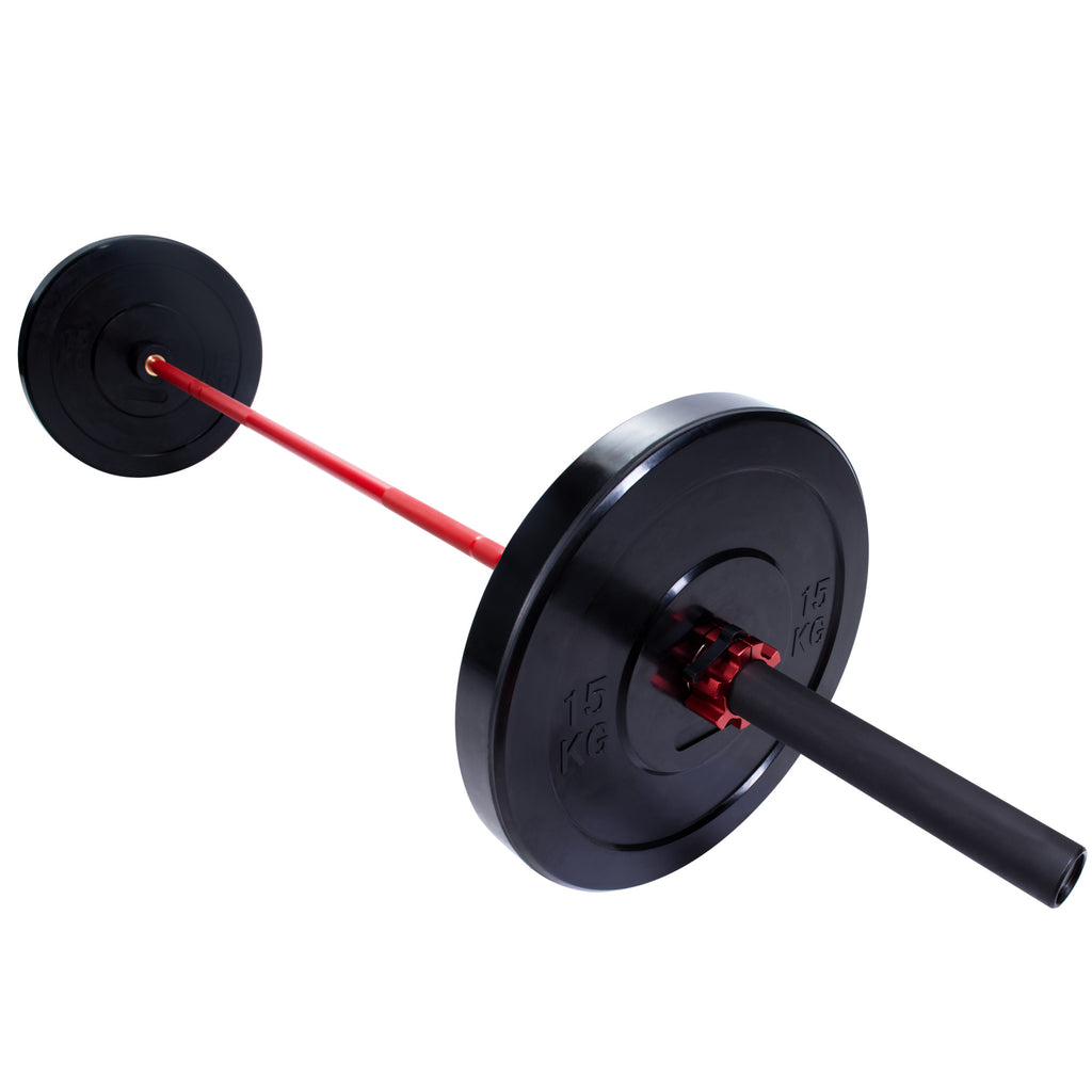 Olümpia-kang 220 cm 20 kg punane/must