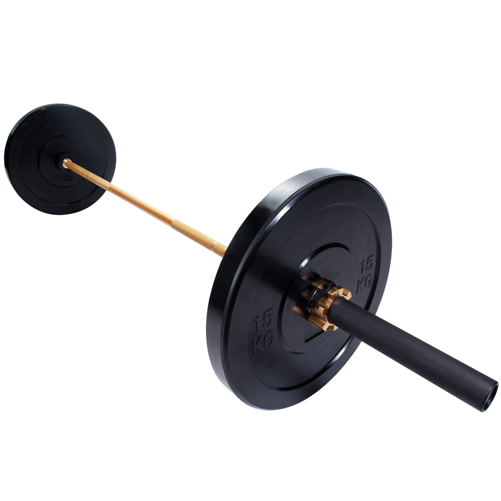 Olümpia-kang 220 cm 20 kg kuldne, kuldne, titaan /must