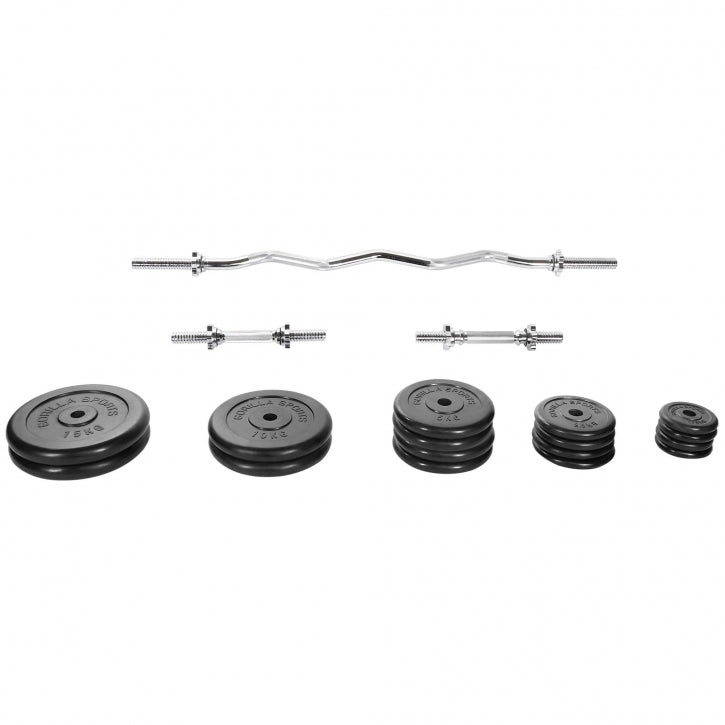 Kummist kangikomplekt 70 kg EZ-kangiga