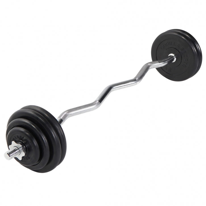 EZ-kangi komplekt 35 kg kummkattega ketastega