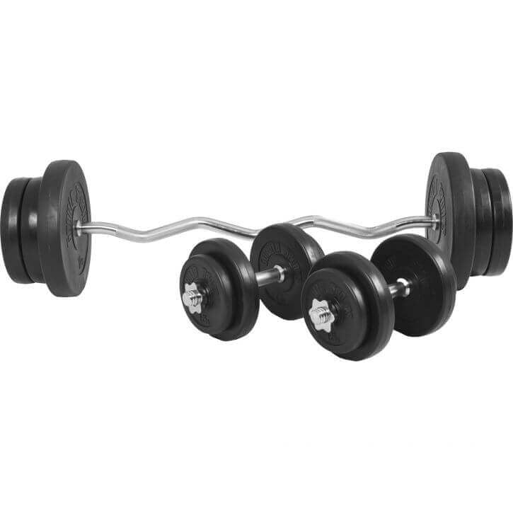 Vinüülist kangikomplekt 70 kg EZ-kangiga