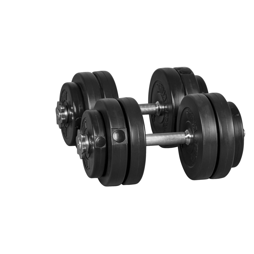 Reguleeritav vinüülist hantlikomplekt 30 kg, 30mm