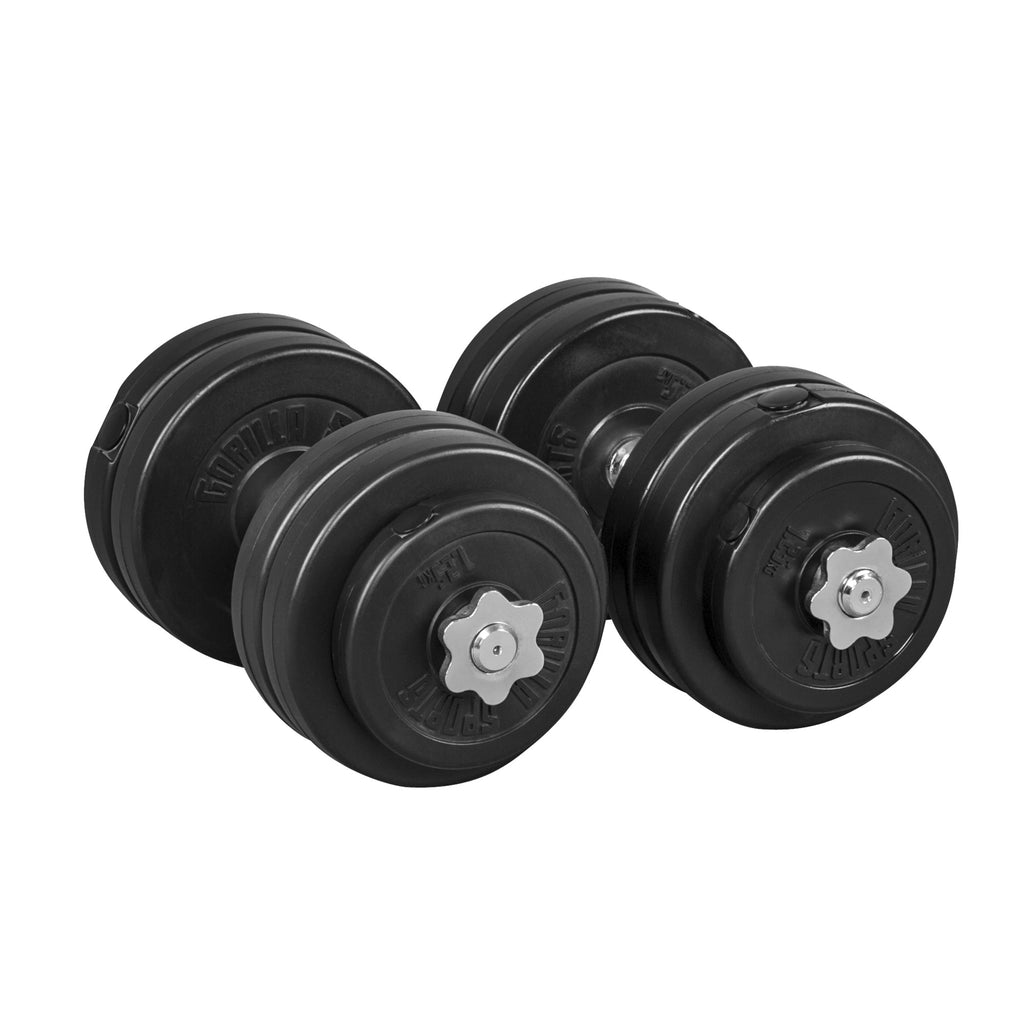 Reguleeritav vinüülist hantlikomplekt 30 kg, 30mm