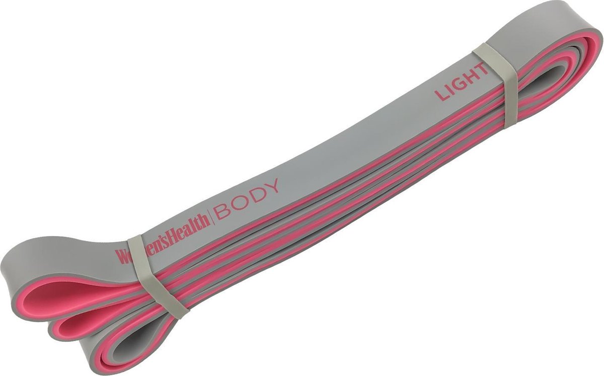 Women's Health BODY vastuskuminauha, pinkki/harmaa