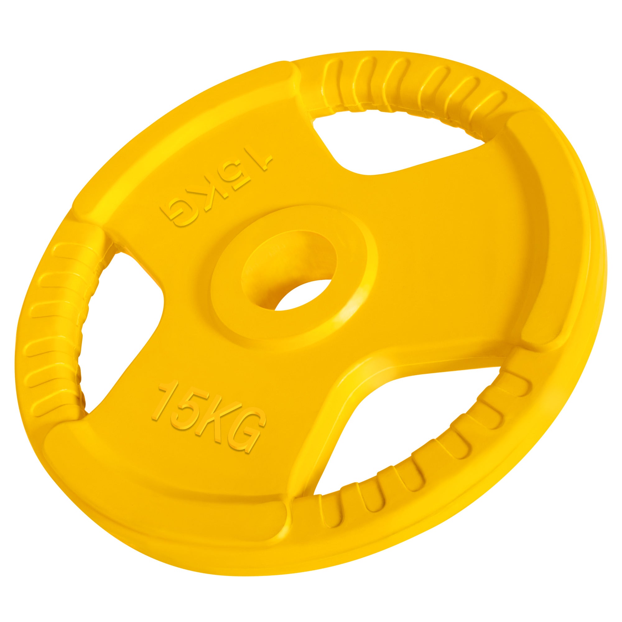 Olümpia Tri Grip raskuskettad 2 x 15 kg, 50 mm, kollane