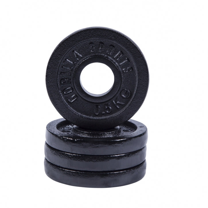 Malmist raskuskettad 4 x 0,5 kg 30 mm, must
